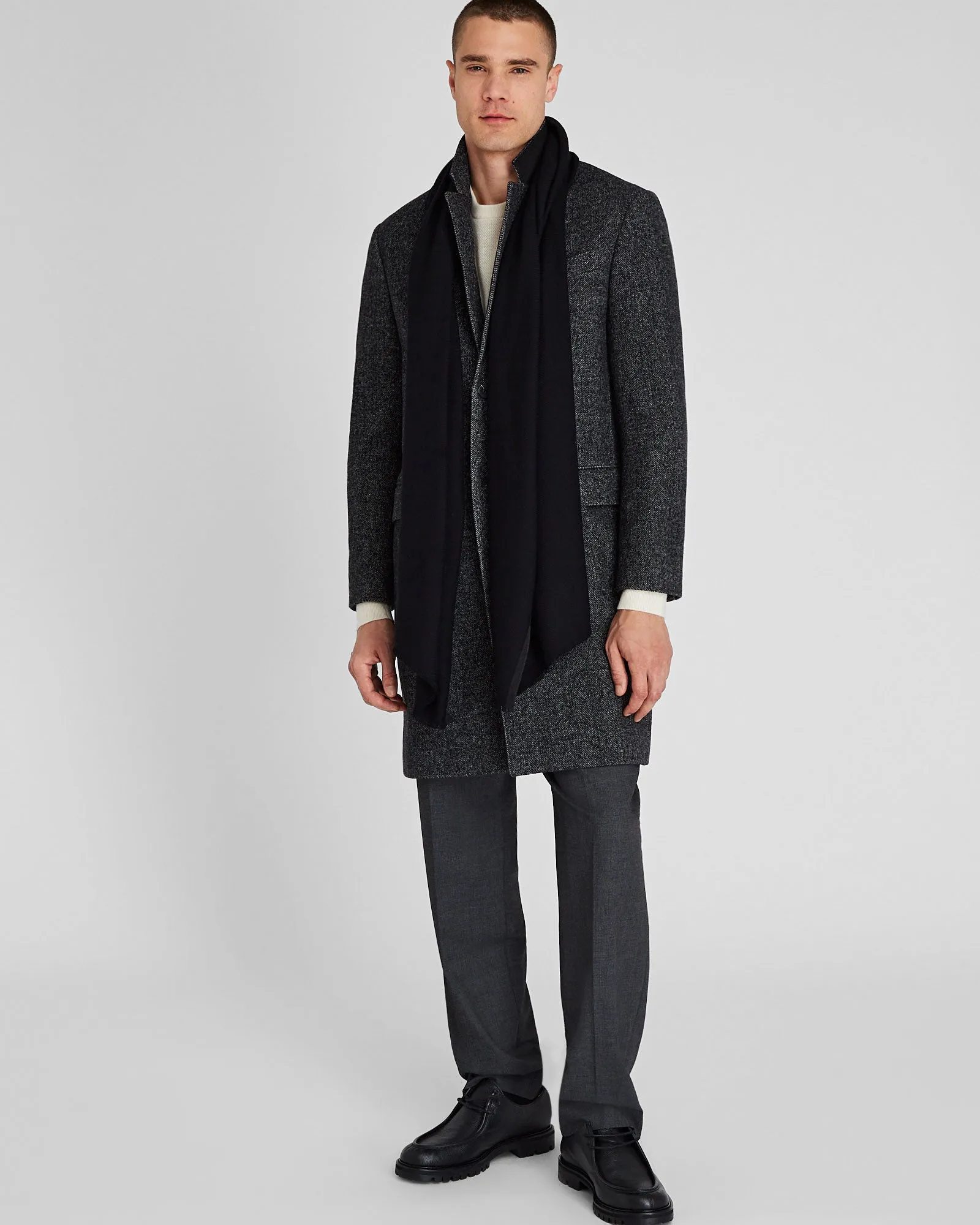 Woven Cashmere Blend Scarf