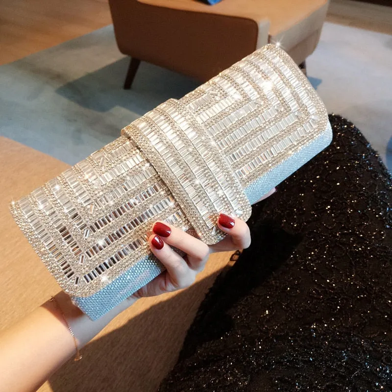 YoReAi Fashion Women Evening Bag Brand Party Banquet Glitter For Ladies Wedding Clutches Handbag Shoulder Bags Chain Bolsas Muje
